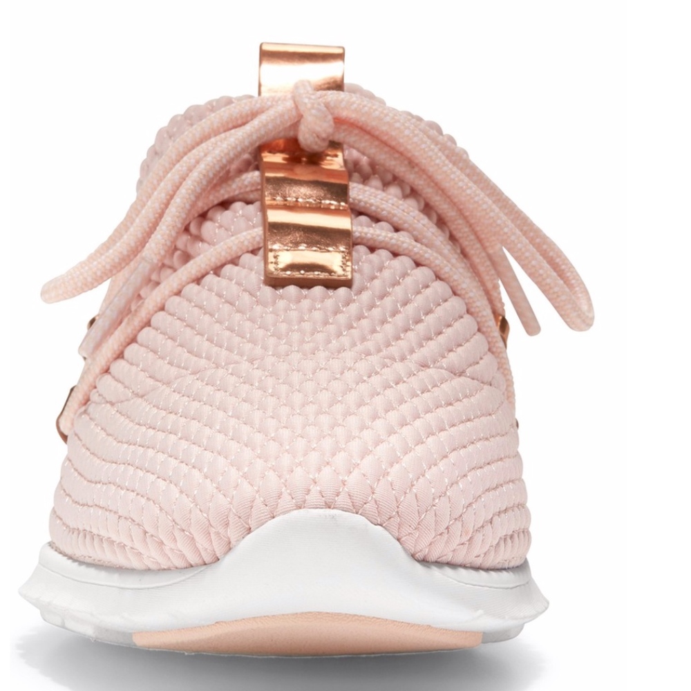 Cole Haan Zerogrand Quilted Sneaker in Peach Blush - Picture 4 of 7